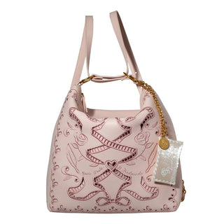 Ribbon Reverie Convertible Hobo to Backpack - Boutique Bella BellaPurse
