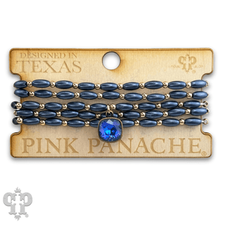 Rice bead bracelet with a crystal from Swarovski® - Boutique Bella BellaBracelets