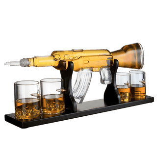 Rifle M16 Gun Decanter Premium Barware Gift Elegant Drinkware Collection - Boutique Bella BellaDecanter Sets