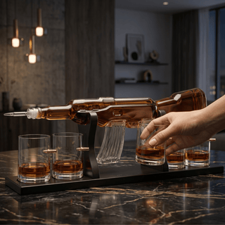 Rifle M16 Gun Decanter Premium Barware Gift Elegant Drinkware Collection - Boutique Bella BellaDecanter Sets