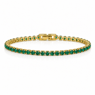 Riley Emerald Tennis Bracelet - Boutique Bella BellaBracelet