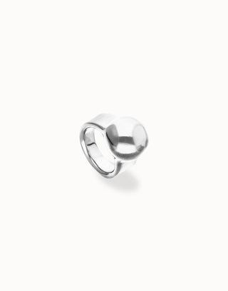 Ring with sphere shape Silver - Boutique Bella BellaRing