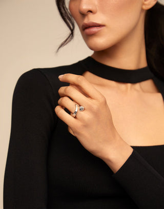 Ring with three organic shapes - Boutique Bella BellaUno De 50 - Ring