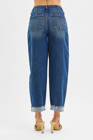 Risen Barrels & Cuffs Jeans - Boutique Bella BellaJeans