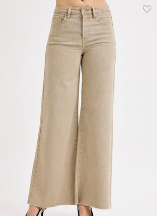 Risen High Rise Palazzo Pants - Boutique Bella Bellajeans