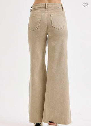 Risen High Rise Palazzo Pants - Boutique Bella Bellajeans