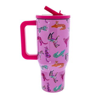 Roar 30 Oz. Tumbler With Flip Straw and Handle - Boutique Bella BellaTumbler