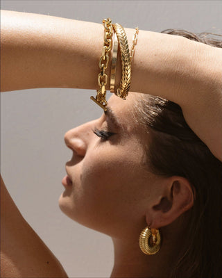 Robyn Tube Hoops - Boutique Bella BellaEarring