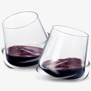 Rolling Un Spillable Stemless Spinning Aerating Wine Glasses Set Of 2 Spill Proof Aerating Wine Glas - Boutique Bella Bella