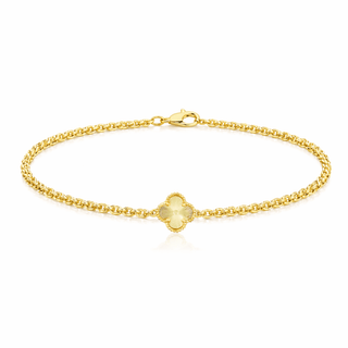 Rosalie Clover Chain Bracelet - Boutique Bella BellaBracelet