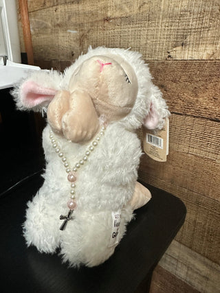 Rosary Lamb Plush - Boutique Bella Bellaplush