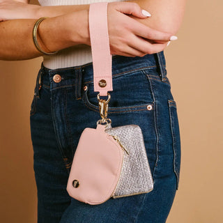 Rosé All Day Dynamic Duo Pouch Luxe Wristlet - Boutique Bella BellaWristlet