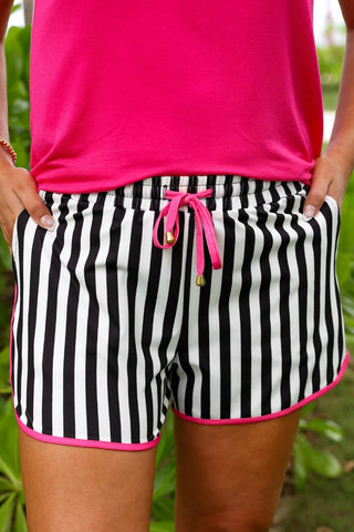 Rosemary Stripes Everyday Shorts - Boutique Bella BellaShorts