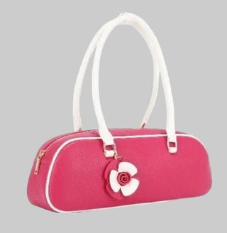 Rosette in Bloom Handbag - Berry - Boutique Bella BellaPurse