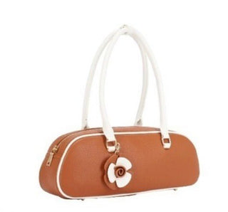 Rosette in Bloom Handbag - Hazelnut - Boutique Bella BellaPurse
