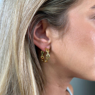 Rosie Link Hoops - Boutique Bella BellaEarring
