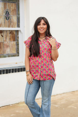 Rosita Bloom Top - Boutique Bella Bellatops