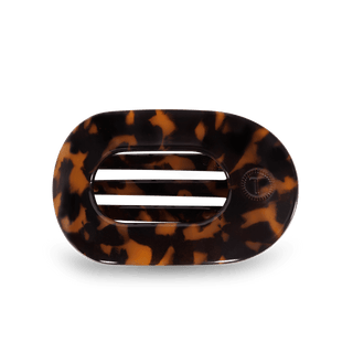Round Flat Hair Clip | Small | Tortoise - Boutique Bella BellaHair Clip