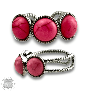 Round stone ring - Boutique Bella BellaRings