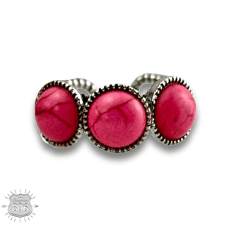 Round stone ring - Boutique Bella BellaRings