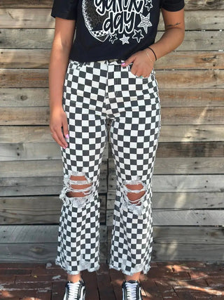 Round the Tracks Jeans - Boutique Bella BellaJeans