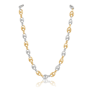 Roxanne Chain Necklace Two Tone - Boutique Bella BellaNecklace