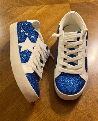 Royal Blue Sneakers - Boutique Bella Bellashoes