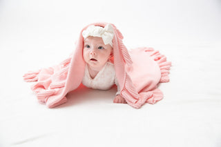 Ruffle Knit Blanket Bei Bei - Boutique Bella BellaBaby