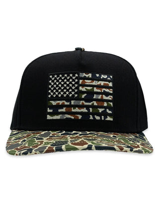 Rugged American Flag Camo Cap - Boutique Bella BellaBaseball Cap