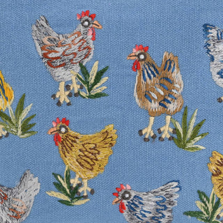 Rustic Rooster Embroidered Pouch - Boutique Bella BellaZipper Pouch