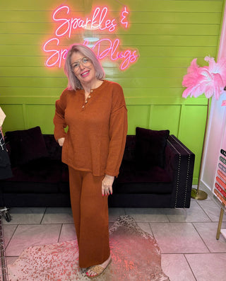 Rustwood Knit Bottoms - Boutique Bella Bellasweatshirt