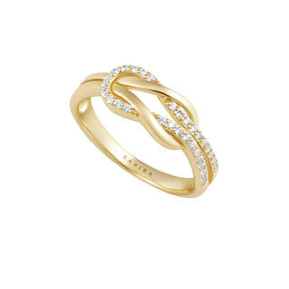 Rylynn Cz Knot Ring - Boutique Bella BellaRing