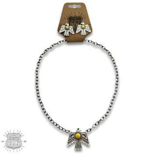 Thunderbird necklace set, last call