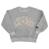 LULU MAC GREY/CAMO SWEATSHIRT