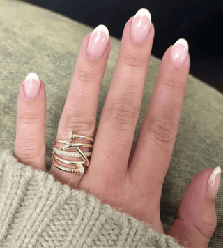 Sabrina Pave Nail Ring - Boutique Bella BellaRing