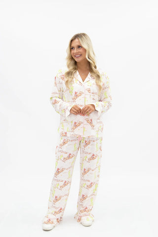 Saddle Up & Snooze Pajama Set - Boutique Bella Bellapajama set