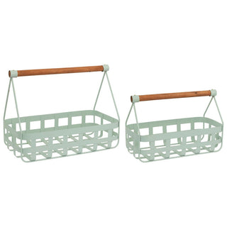 Sage Gathering Baskets Set - Boutique Bella BellaBasket