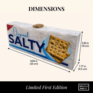 Salty Statement Clutch - Boutique Bella BellaPurses