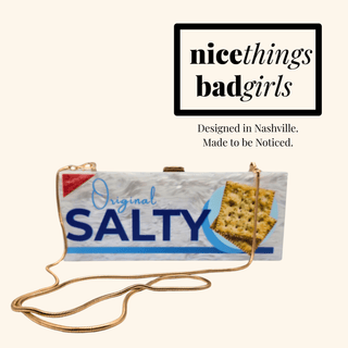Salty Statement Clutch - Boutique Bella BellaPurses