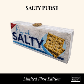 Salty Statement Clutch - Boutique Bella BellaPurses