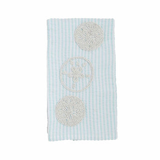 Sand Dollar Beaded Sea Towels - Boutique Bella Belladish towel