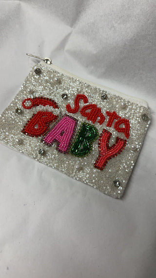 "Santa Baby" Coin Bag - Boutique Bella BellaCoin Bag