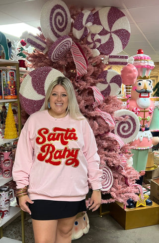 Santa Baby Sweatshirt - Boutique Bella Bellasweatshirt