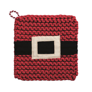 SANTA BELT XMAS POTHOLDER - Boutique Bella BellaChriostmas Decor