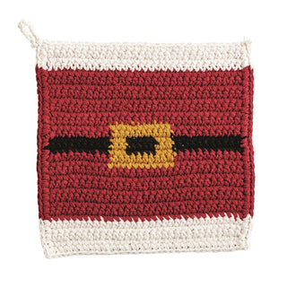 Santa Crochet Trivet - Boutique Bella BellaChristmas Decor