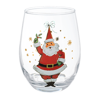 Santa Lowball Glass Ganz - Boutique Bella BellaChristmas Decor