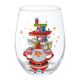 Santa Lowball Glass Ganz - Boutique Bella BellaChristmas Decor