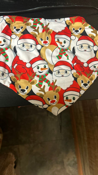 Santa Squad Dog Bandana - Boutique Bella Bella