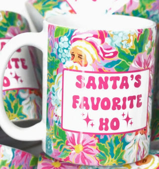 Santa's Favorite Ho Funny Christmas Ceramic Mug - Boutique Bella BellaCoffee mug