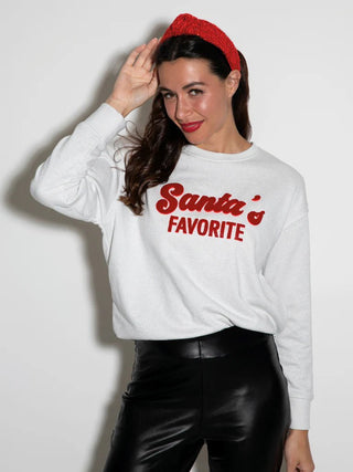 "Santa's Favorite" Sweatshirt - Boutique Bella BellaSweatshirt